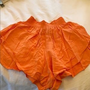 Orange bunny shorts